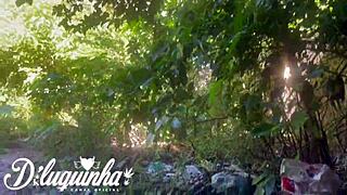 Fucking Naughty Woman Publicly Almost Caught By Homeless!