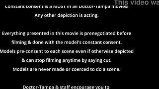 lainey feels the thrill in intense gyno exam spreading small tits pussy