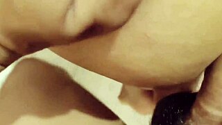 bbw anal fisting creampie fills gaping asshole