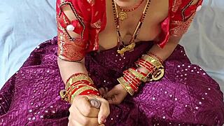 Sali In Lehenga Blouse Gets Tits Out By Stepbrother On Bed For Dirty Fuck