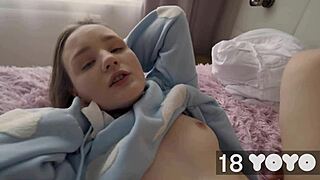 beautiful petite teen fucked rough by stepbrother creampie