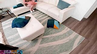 a crush on stepmom turns into her spreading wet pussy for creampie pounding