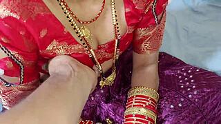 Sali In Lehenga Blouse Gets Tits Out By Stepbrother On Bed For Dirty Fuck