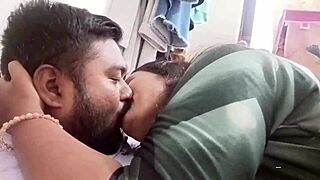 desi couple's real close-up natural pussy sex feels amazing