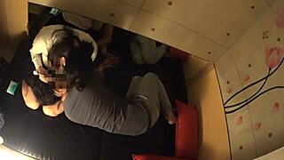 japanese busty schoolgirl sneaks into secret oily massage parlor