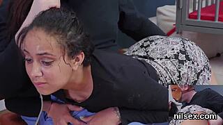 odd teen 18+ hauled to anus asylum for brutal anal therapy