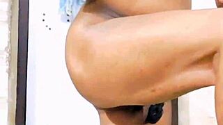 slave endures standing anal fuck blowjob and pissing humiliation