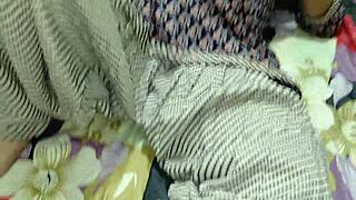 Stepson Rips Clothes Fucks Stepmom Pussy During Massage Creampie