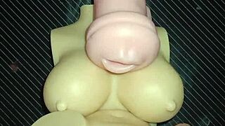 kissy dolly's atm anal blowjob desk fuck cum tits splash