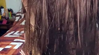 19-year-old college girl from nursing bash takes two bare creampies dripping