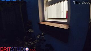 chubby neighbour teen showers dripping wet pussy voyeur view