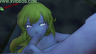 Jaune pounds ruby yang futa threesome frenzy