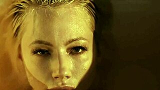 Busty asian bent over fucked in warehouse