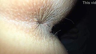 i tongue plugged 18yo girl's tight ass to stop street food farts!