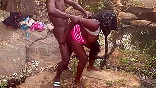 i love this perfect boobed village girl's stream quickie pounding