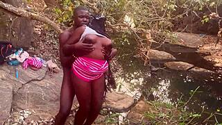 i love this perfect boobed village girl's stream quickie pounding