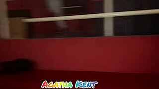 brunette's huge pussy lips tempt stranger at party fuck