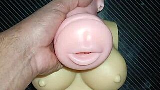 kissy dolly's atm anal blowjob desk fuck cum tits splash