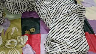 Stepson Rips Clothes Fucks Stepmom Pussy During Massage Creampie