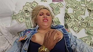 my beautiful blonde whore trades ass and pussy for cash dollars now!