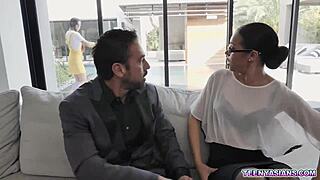 my tiny asian teen ass punished by neighbors strapon threesome hurts so good!