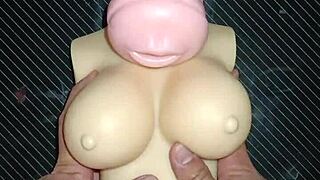 kissy dolly's atm anal blowjob desk fuck cum tits splash