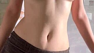 Cute Petite 18+ Girl Fingers Shaved Pussy Orgasm