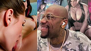 TIGHT SMALL TITS TEEN BATHS WITH EBONY SLUT LICKING SHAVED PUSSY CUM OOZES INTO GOONER MOUTH!