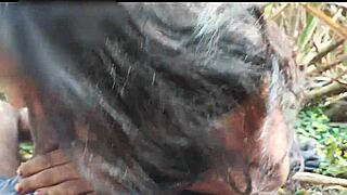 desi step aunty chudai in the fields daddy licks her pussy deep!