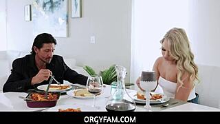 Strict Stepdad's Sneaky Move to Punish Disrespectful Stepdaughter in Orgyfam Orgy