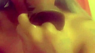 Ladyraex gags deep on ebony monster cock like a throat pro