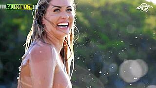 that little blonde got so wet with desire