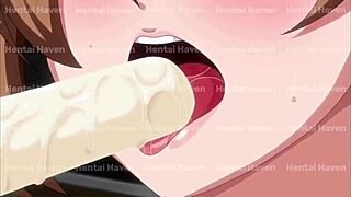 Stepsister bends over big tits bouncing as monster cock stretches her tight hole doggystyle before creampie.