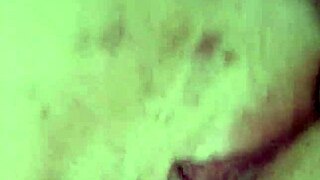 bbw couple's wet fat pussy takes closeup anal riding hard