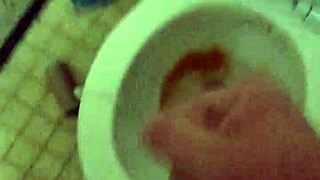 jerk off cum before shower tease