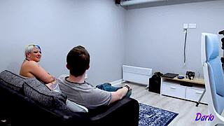 Livie Blainn Nerd Slut in Lingerie Plays Homemade Roleplay