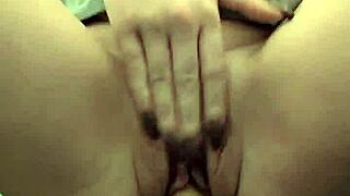 Pussy Stretched by Monster Cock Dildo