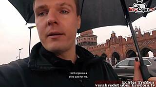 German housewife lured from street for raw outdoor pickup fuck