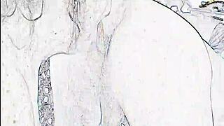 Club Lights Flash on Ass Rimming and Deep BJ Worship Session