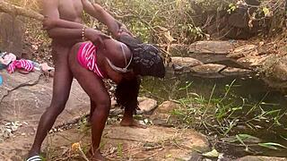 i love this perfect boobed village girl's stream quickie pounding