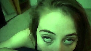 playful amateur sucks cock hard till massive facial cumshot