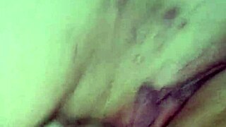 bbw couple's wet fat pussy takes closeup anal riding hard