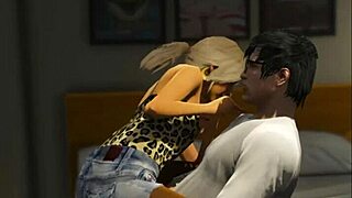College Babe Fucked Hard in Dorm During GTA 5 Game!