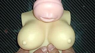 kissy dolly's atm anal blowjob desk fuck cum tits splash