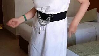 hot gilf milf craves bbc while stuffing huge dildo deep in pussy. plays with monster toy stockings on