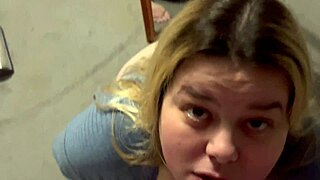 Blonde big-ass teen 18+ wrecked doggystyle until creampie overflow