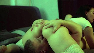 hey this guy eats her milf pussy till real orgasm hits