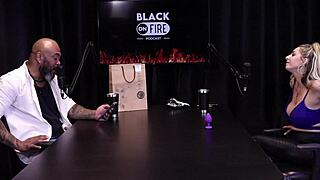 Blonde brazilian fetish girl flashes tits stressed over anal game—watch julia fontanelli submit!