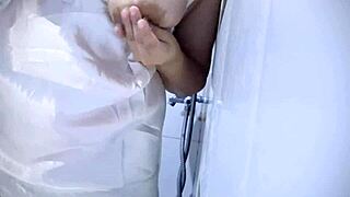 Chubby latina housewife plays with huge natural tits 😍 gets her wet pussy dripping solo