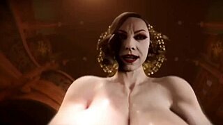 futanari lady dimitrescu muscles you into submission pov